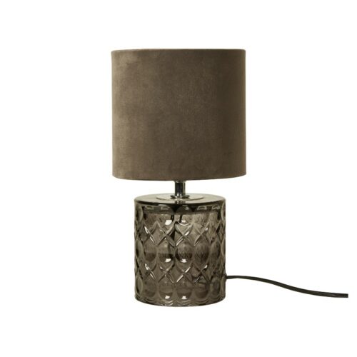 Smuk bordlampe i glas